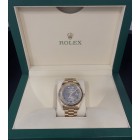 ROLEX DAY-DATE II ROSE GOLD CHOCOLATE WAVE DIAL